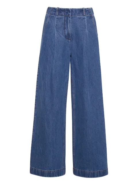 Cara Cara Cailyn pleated-front jeans