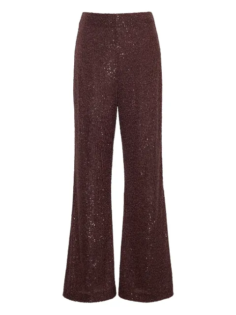 Cara Cara sequined straight trousers