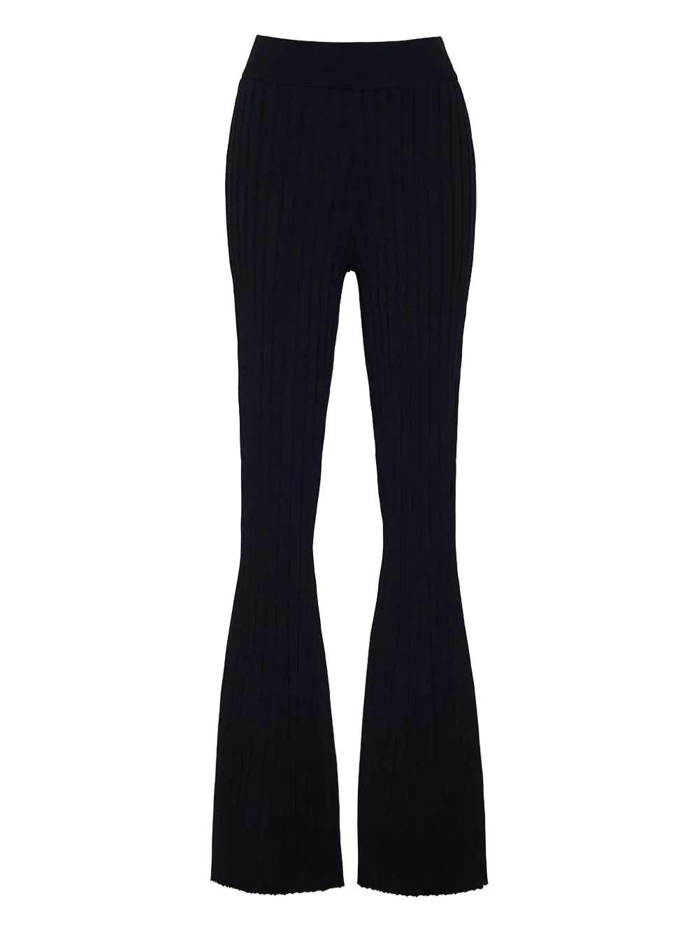 Cara Cara ribbed flared trousers | Black | Image 1