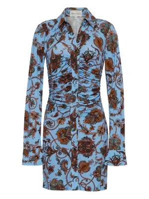 cara cara juni shirt dress Cara Cara Juni Mini Dress | Blue