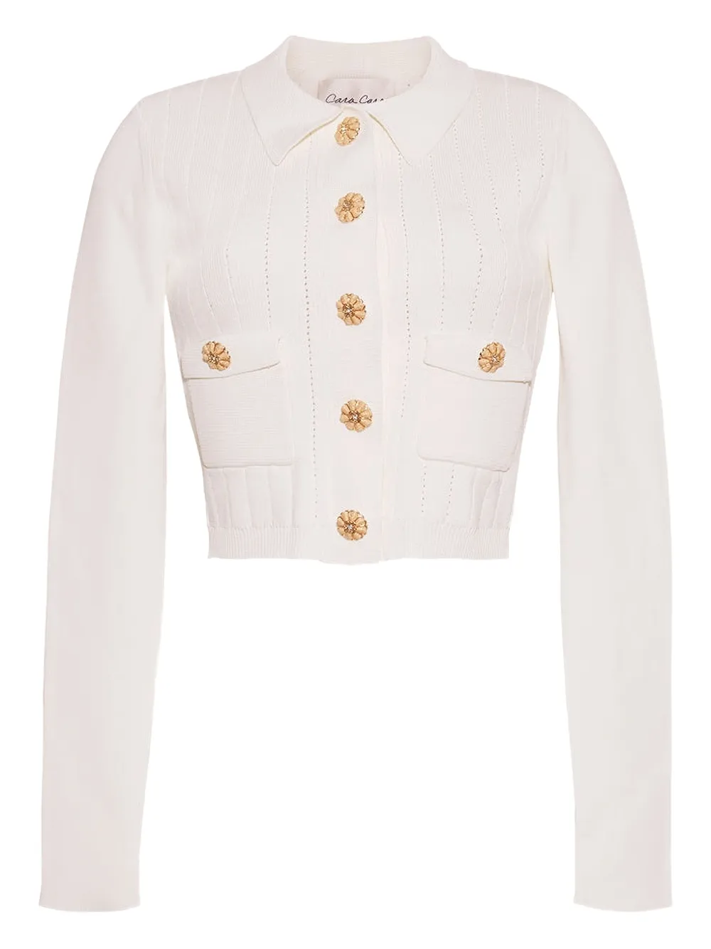 Cara Cara Patty cardigan - Bianco