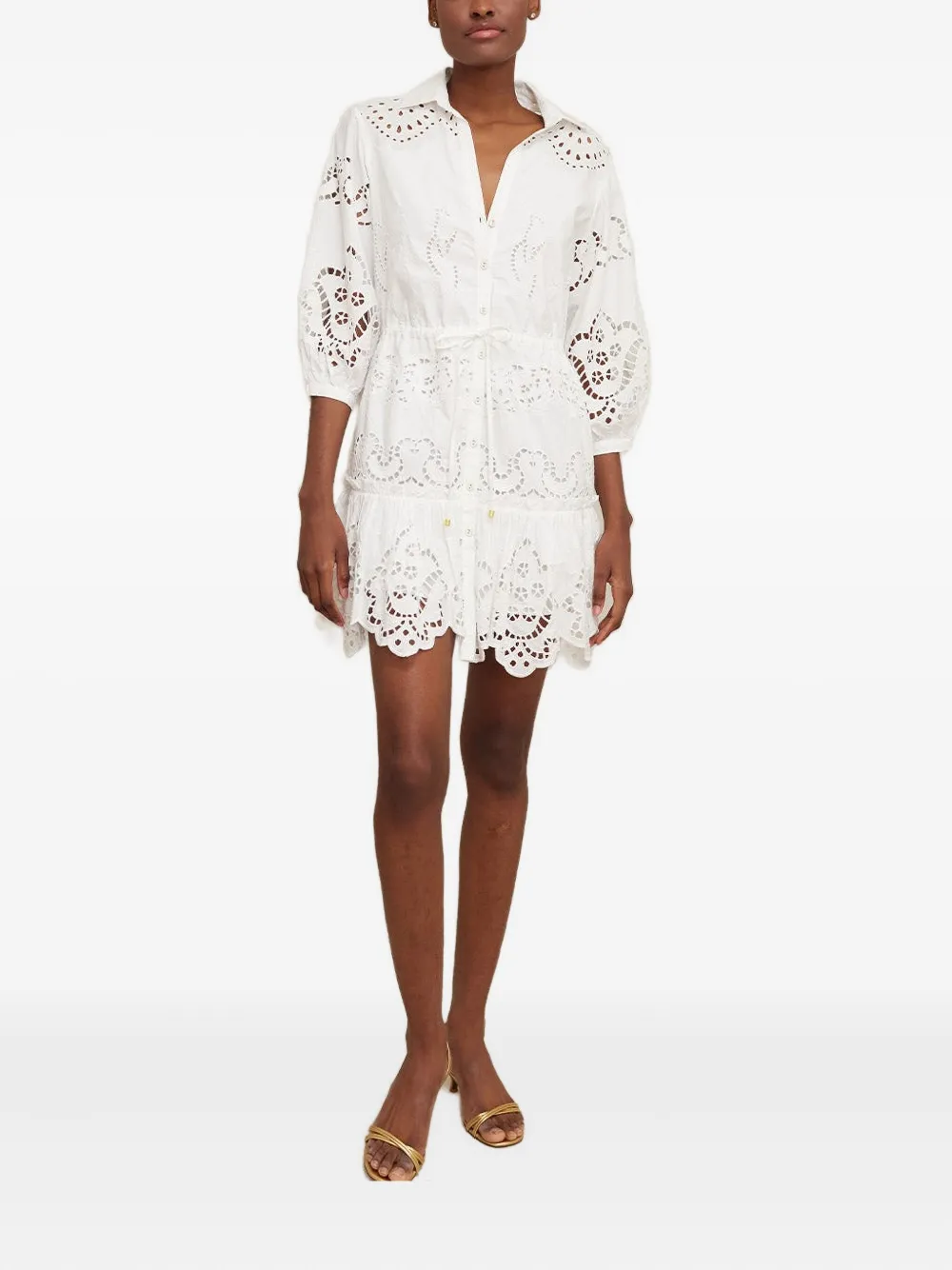  Cara Cara Robin Mini Dress - White 