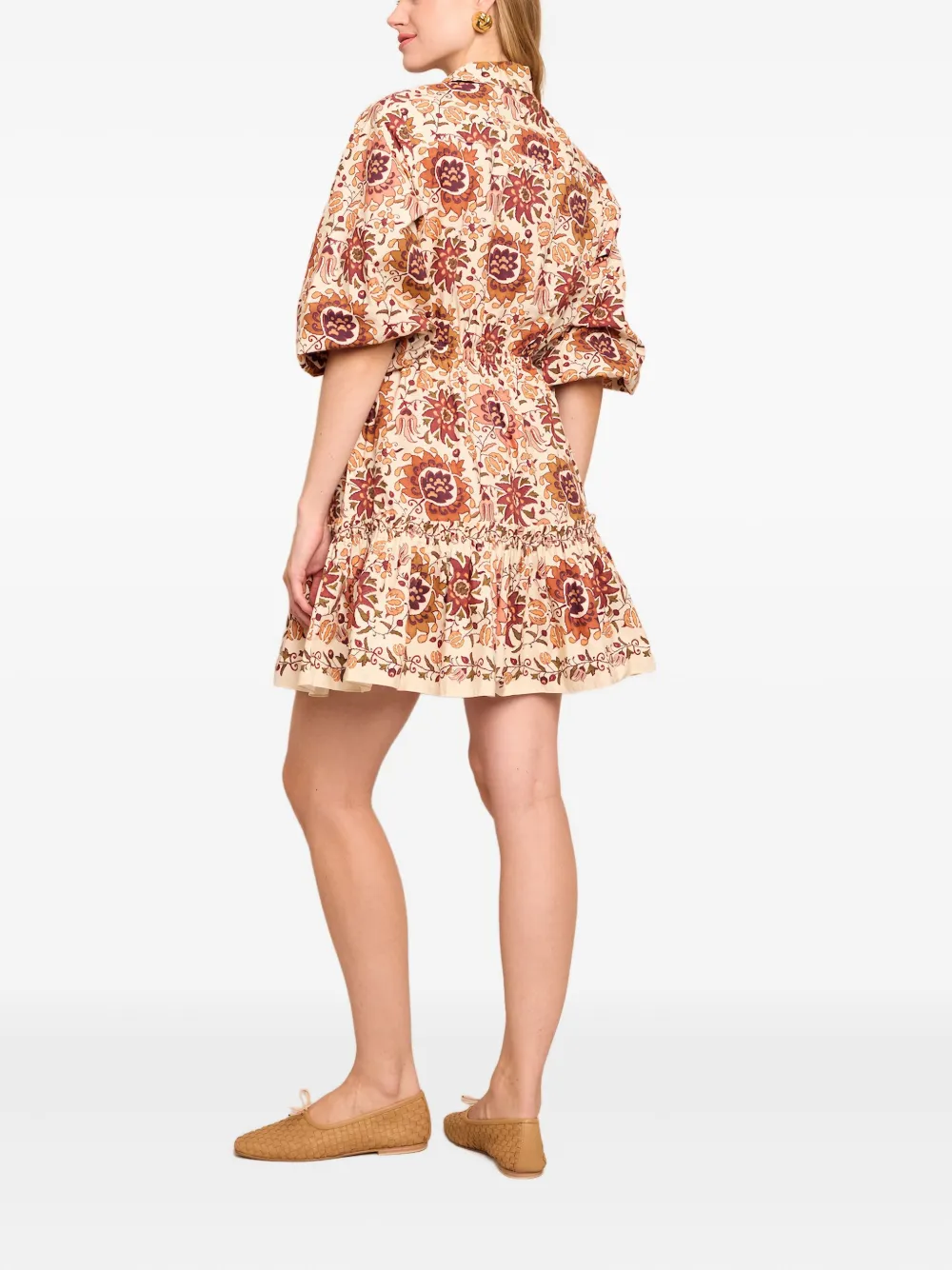 Cara Robin mini-jurk Beige