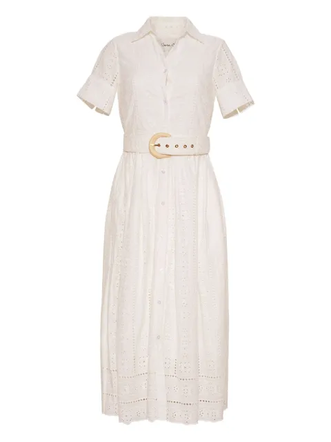 Cara Cara Malena eyelet-embroidered midi dress