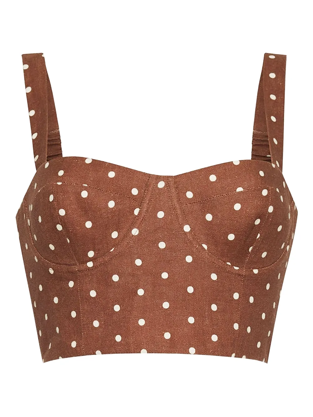 Cara Cara Claudine top - Marrone