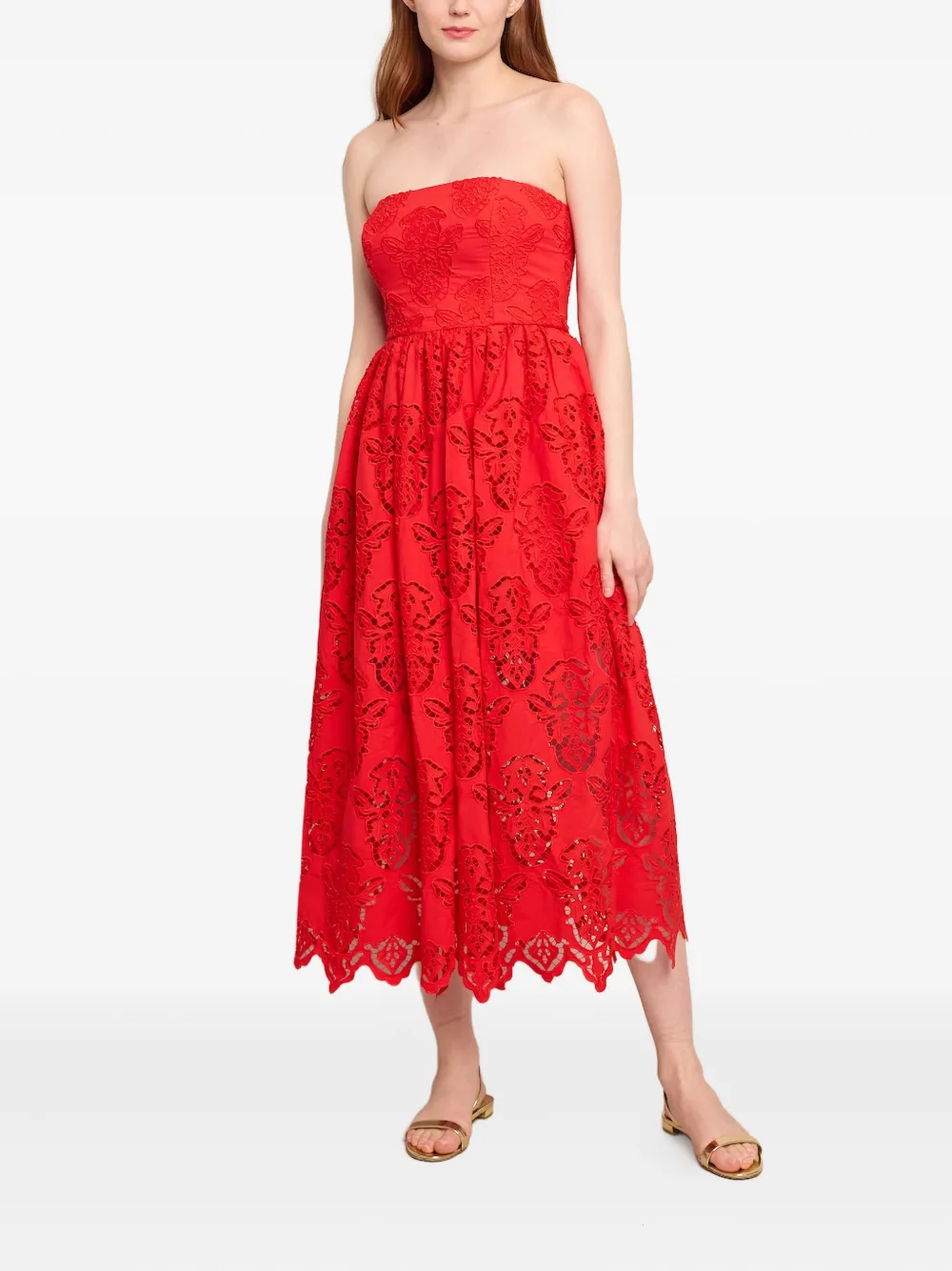 Torres Strapless Midi Dress