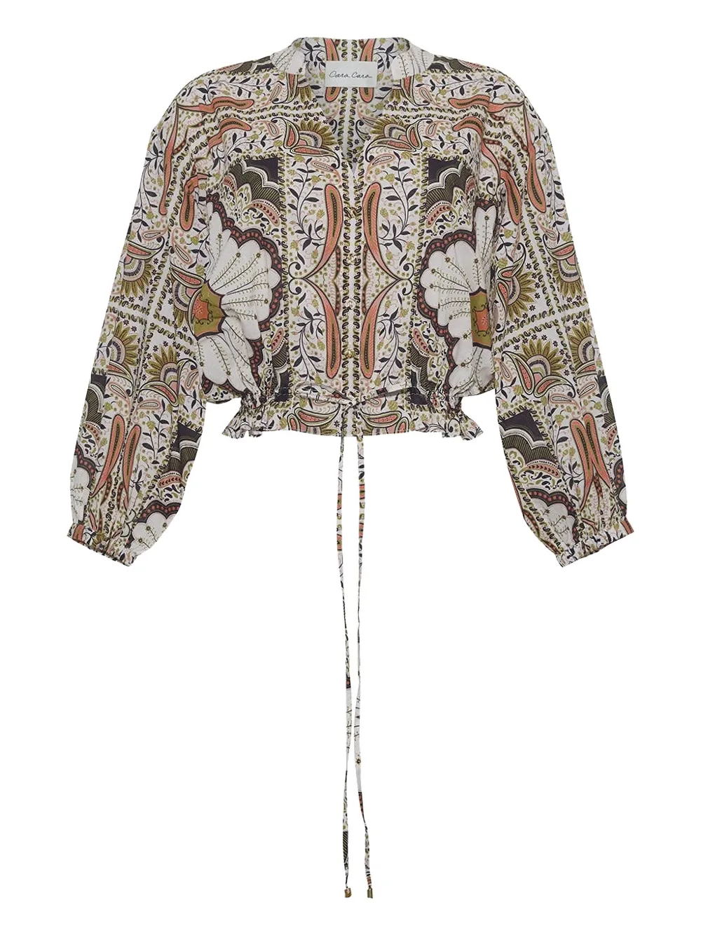 Cara Cara Perrin Blouse In Orange
