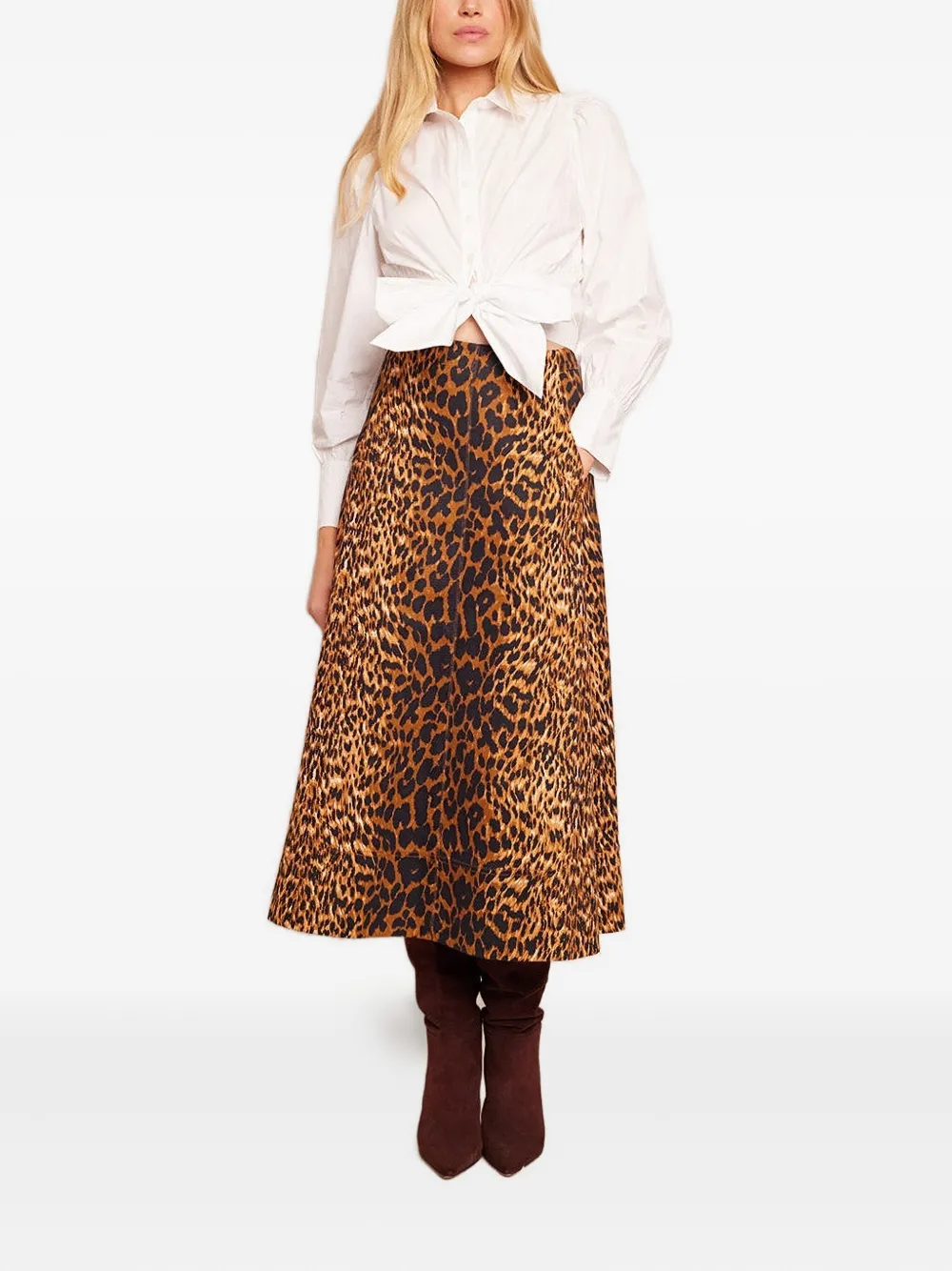  Cara Cara Sia Long-sleeves Shirt - White 
