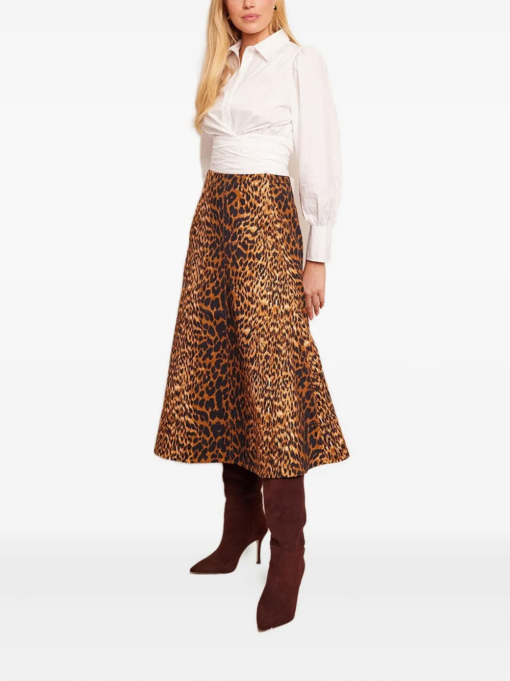  Cara Cara Sia Long-sleeves Shirt - White 
