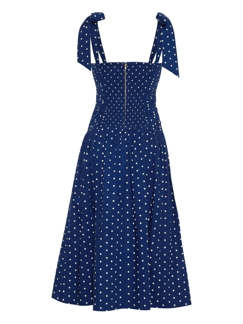 Rahi Polka-Dot Midi Dress