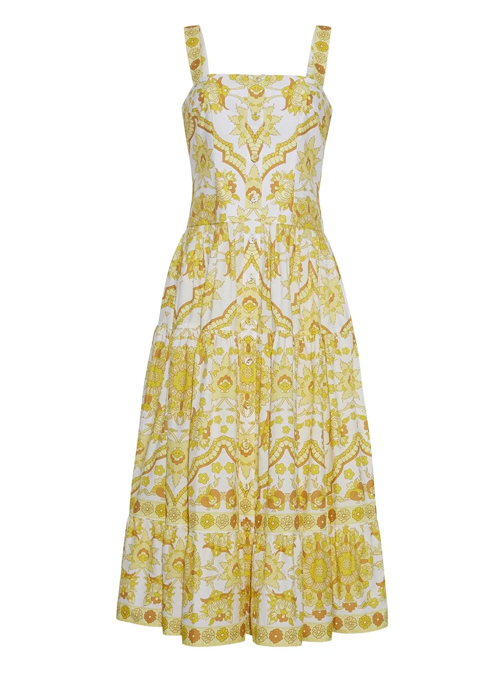 Cara Cara Abito a fiori - Giallo