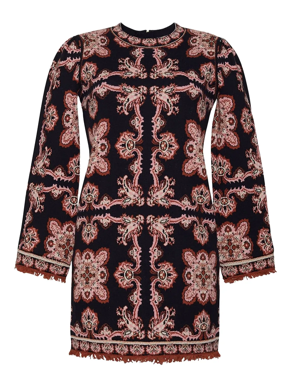 Cara Cara robe courte Fritz à motif cachemire | noir | Image 1