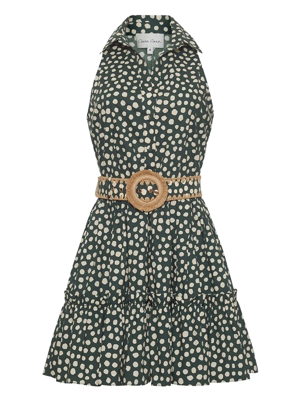 Cara Cara Hannah Midi Dress In Green