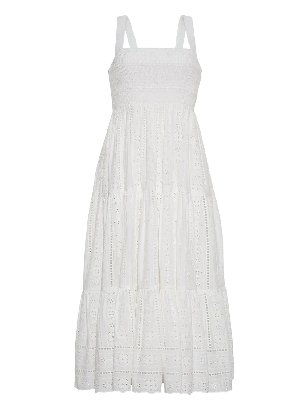 Cara Cara Taormina midi dress - Bianco