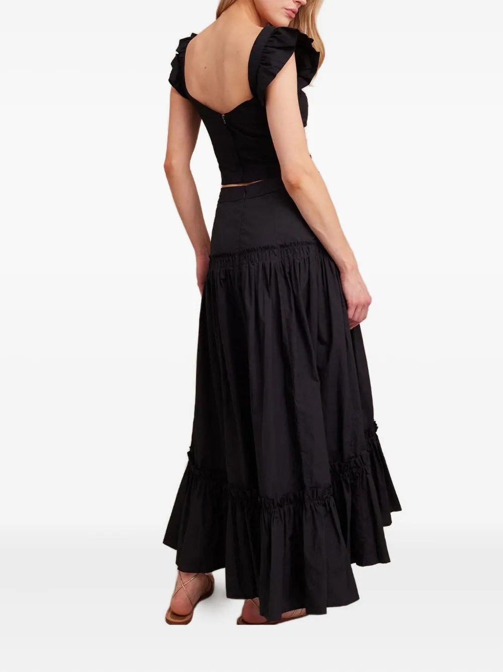 Cara Tisbury midi-rok Zwart