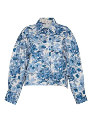 AAPE BY *A BATHING APE® ロゴ デニムジャケット | ブルー | FARFETCH JP