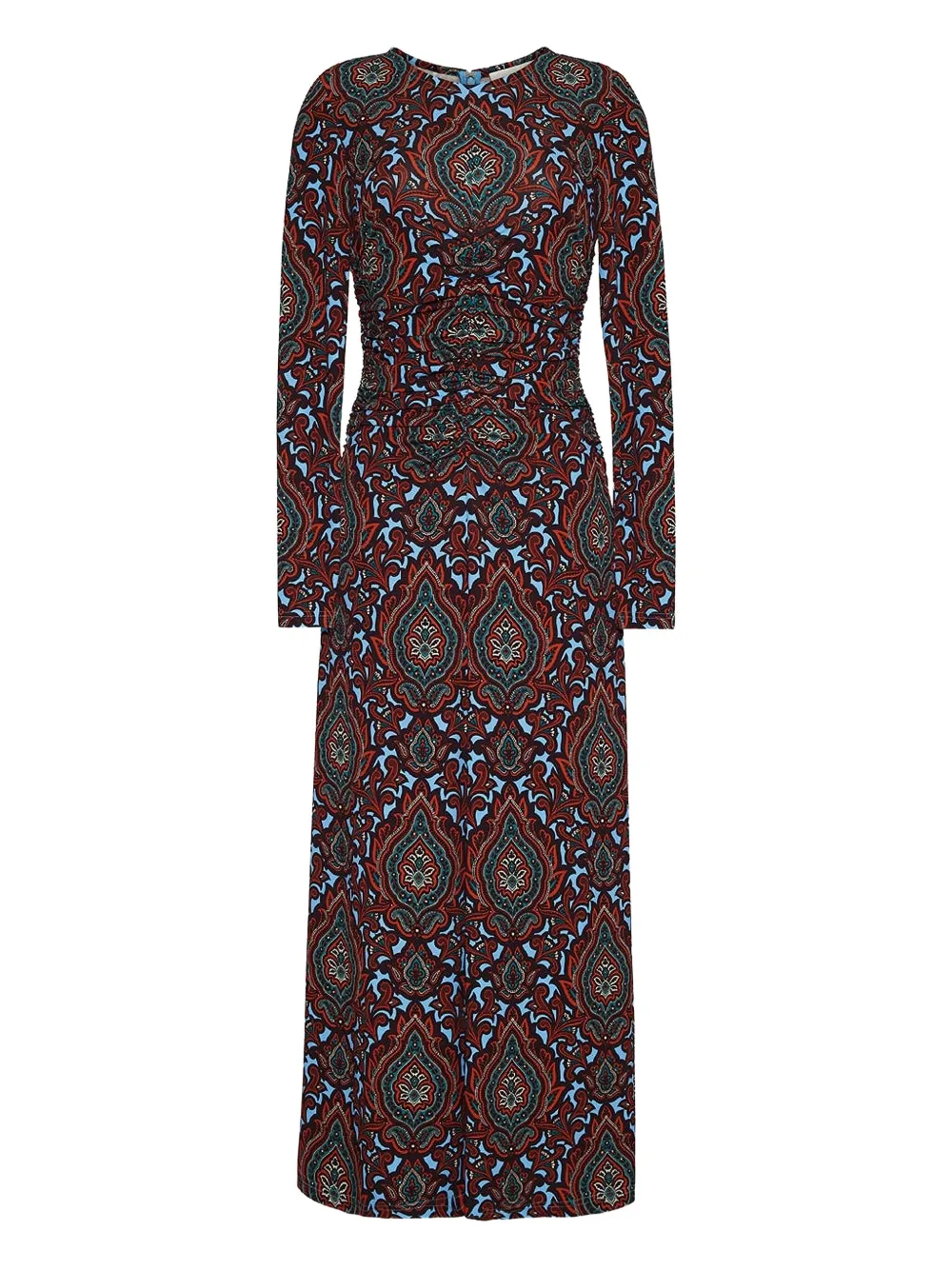 Cara Cara Maisy paisley-print midi dress - Marrone