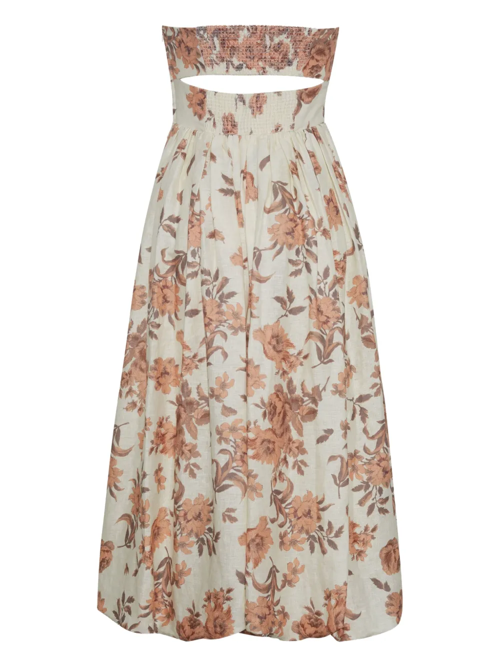 Anisha Strapless Midi Dress