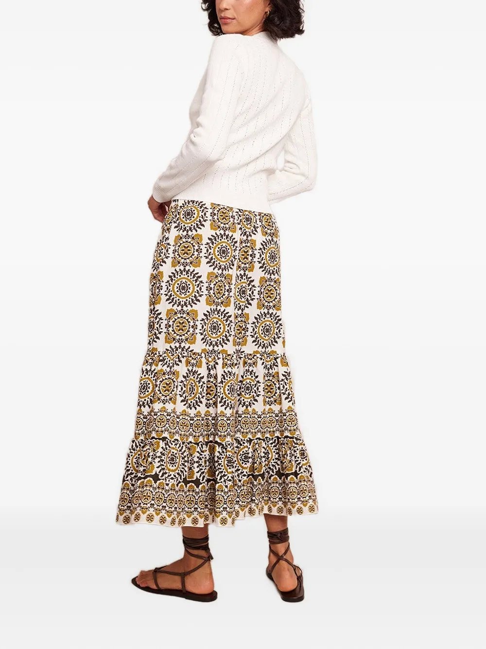  Cara Cara Lavira Long-sleeve Cardigan - White 