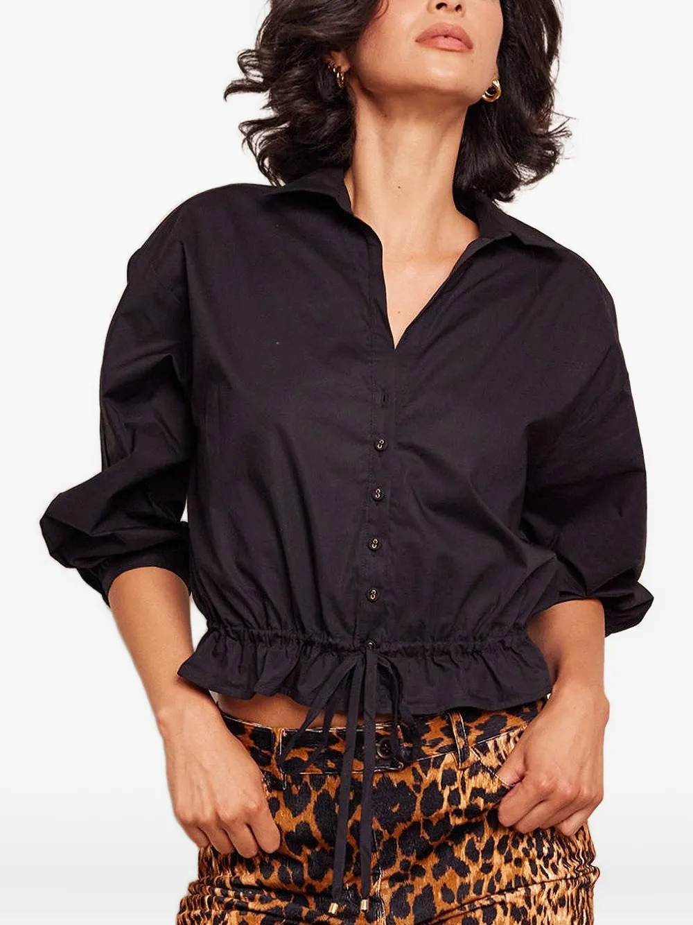  Cara Cara Hutton Blouse - Black 