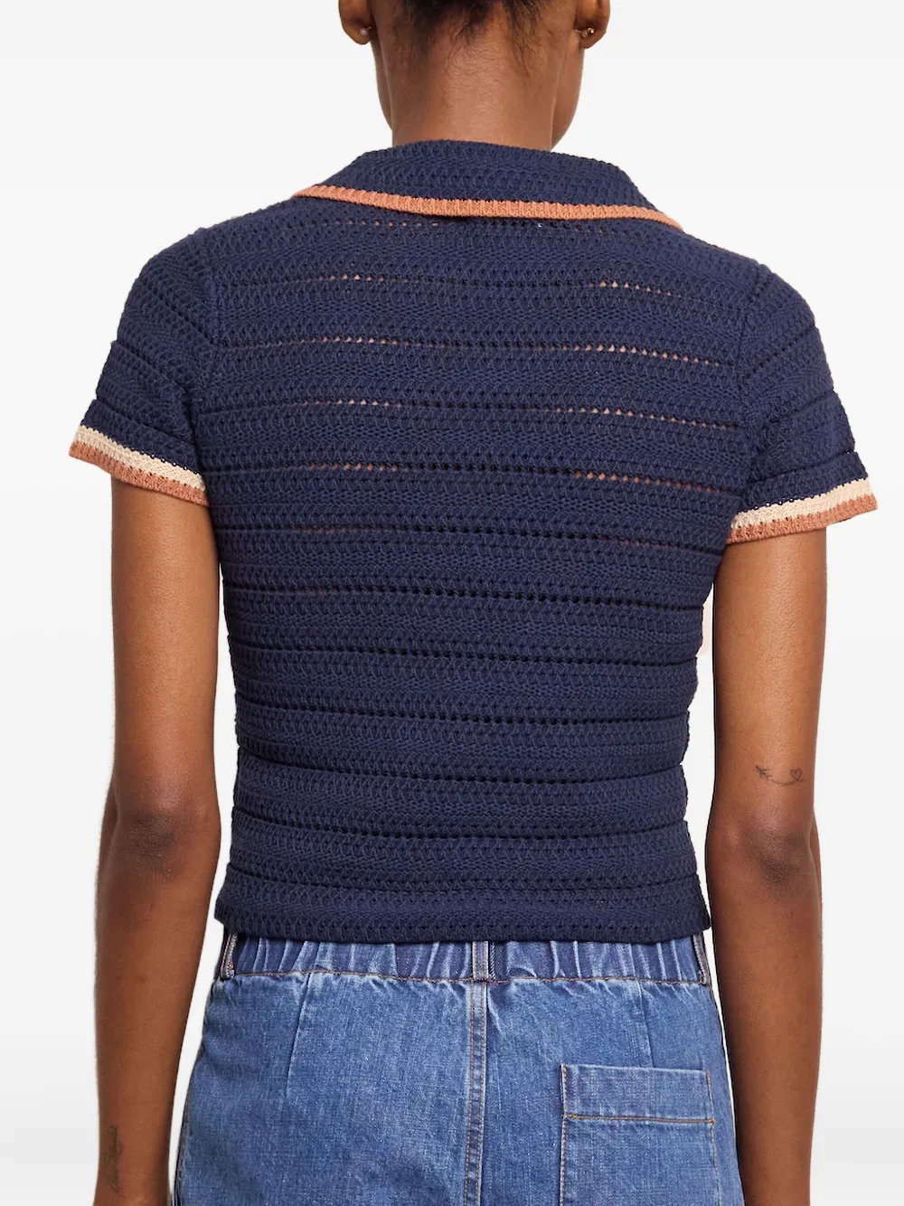 Lydia Short-Sleeves Polo Top