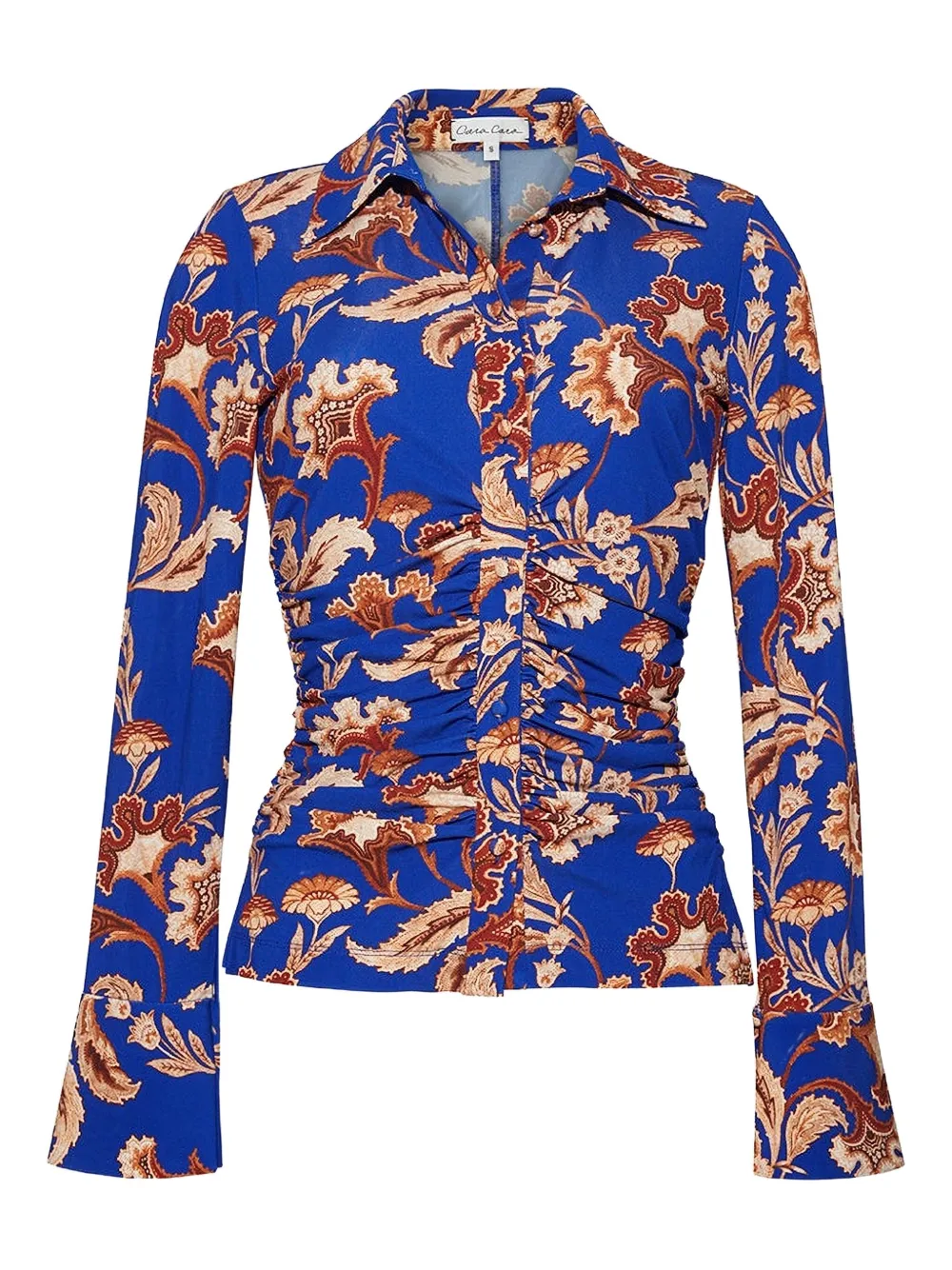 Cara Cara Shirley Long-sleeves Shirt In Blue