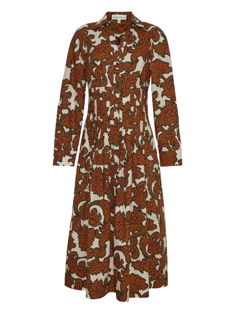 Cara Cara floral-print pleated dress