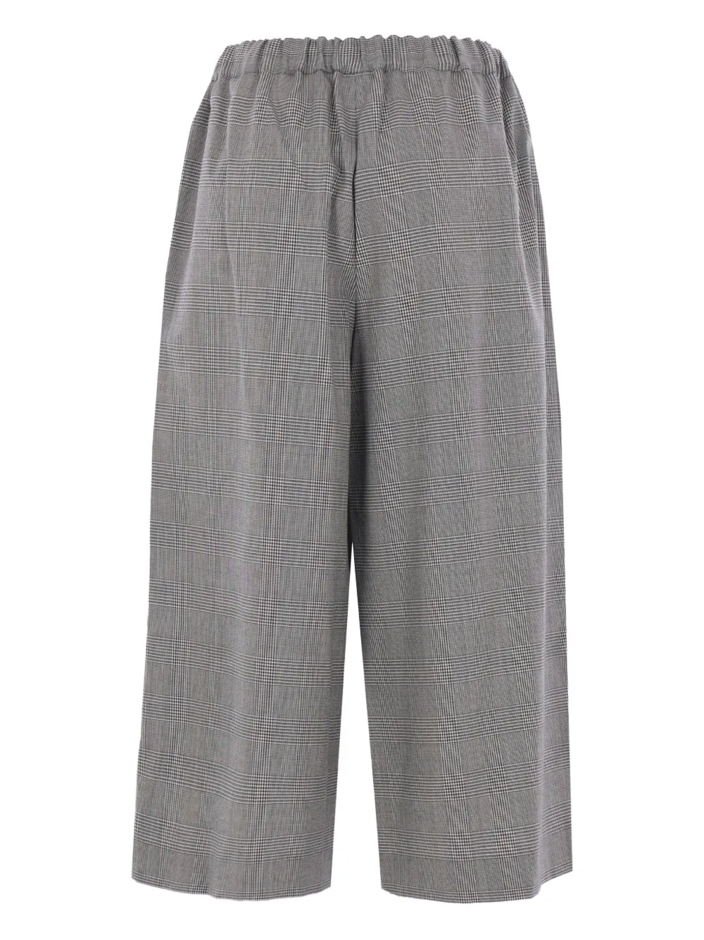 Comme Des Garçons elasticated checked trousers - Grijs