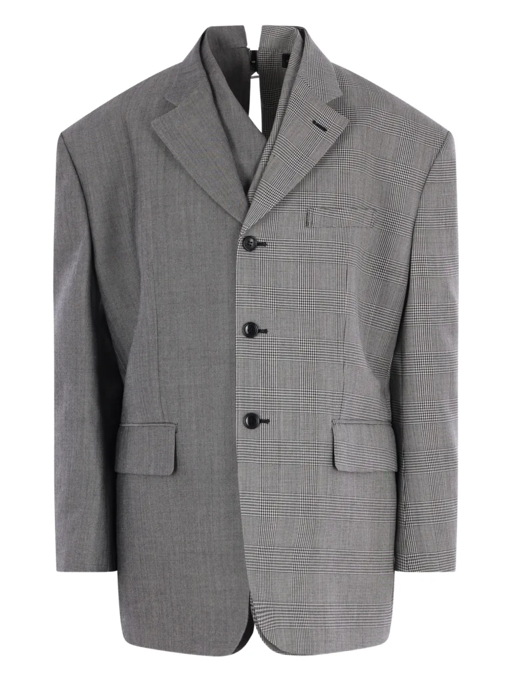 Comme Des Garçons Single-breasted Blazer In Black