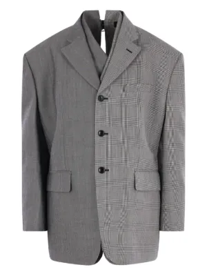 Comme Des Garçons ドレープケープ | ブラック | FARFETCH JP