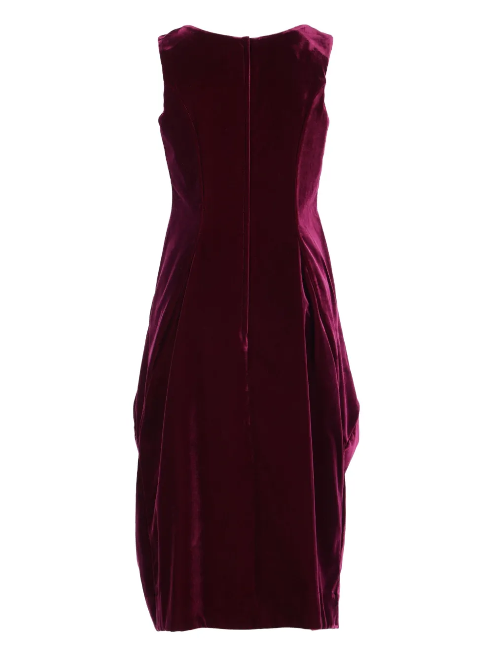 Comme Des Garçons sleeveless midi dress - Rood