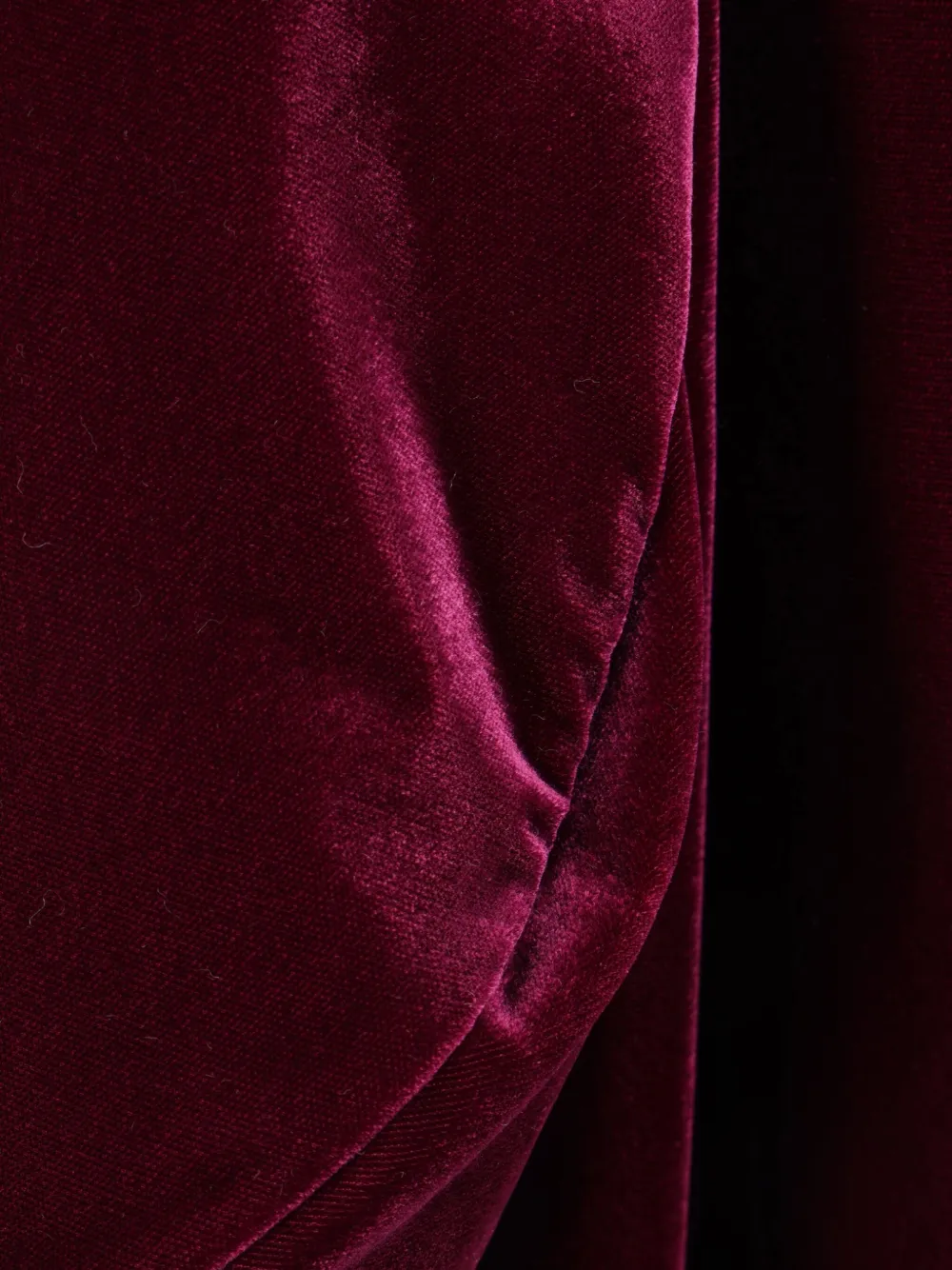 Comme Des Garçons Sleeveless Midi Dress In Red