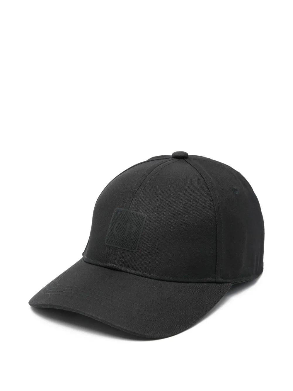 C.P. Company logo-patch baseball cap | Black | Image 1