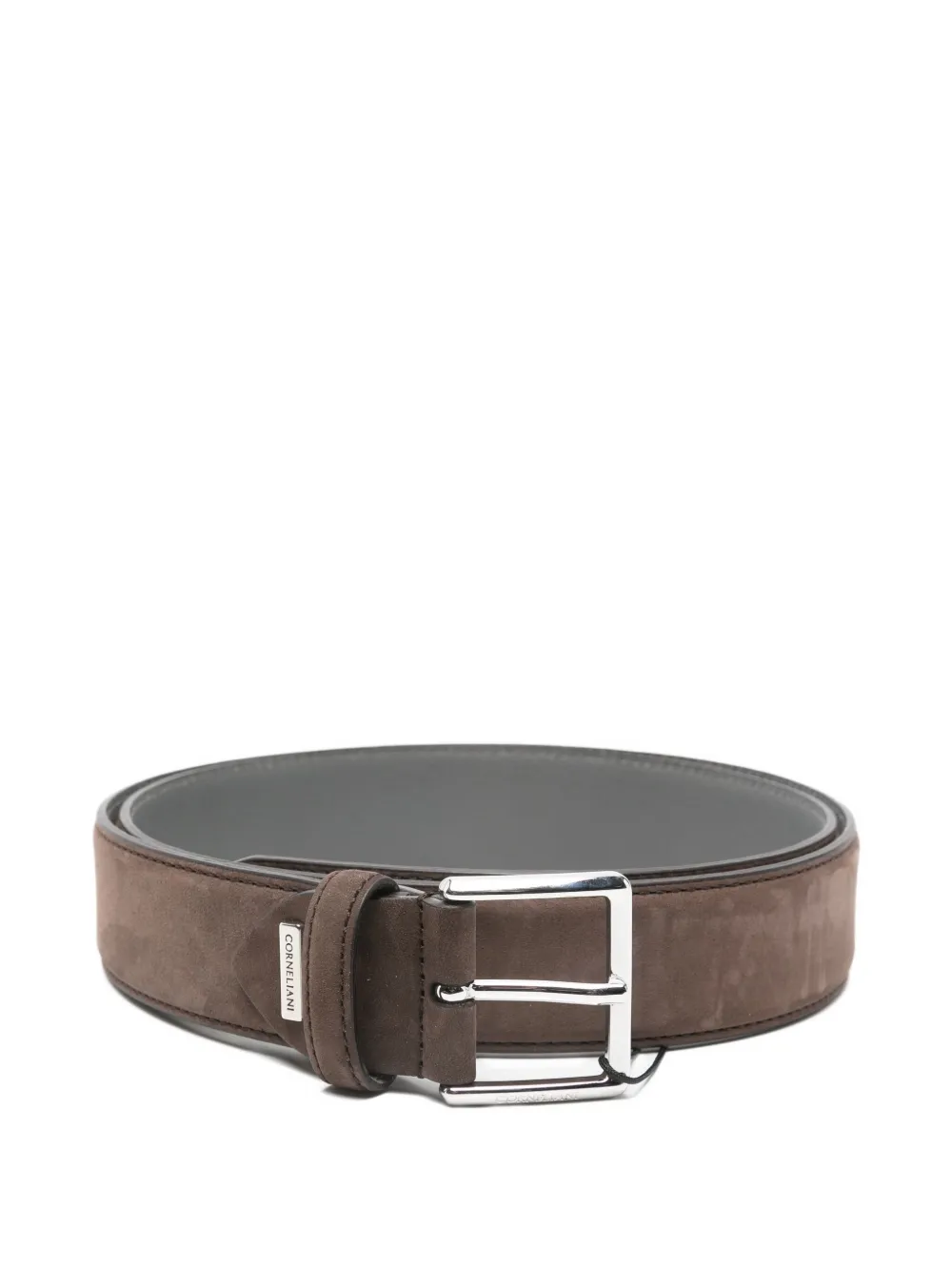 Corneliani stitched buckle belt | Brown | Image 1