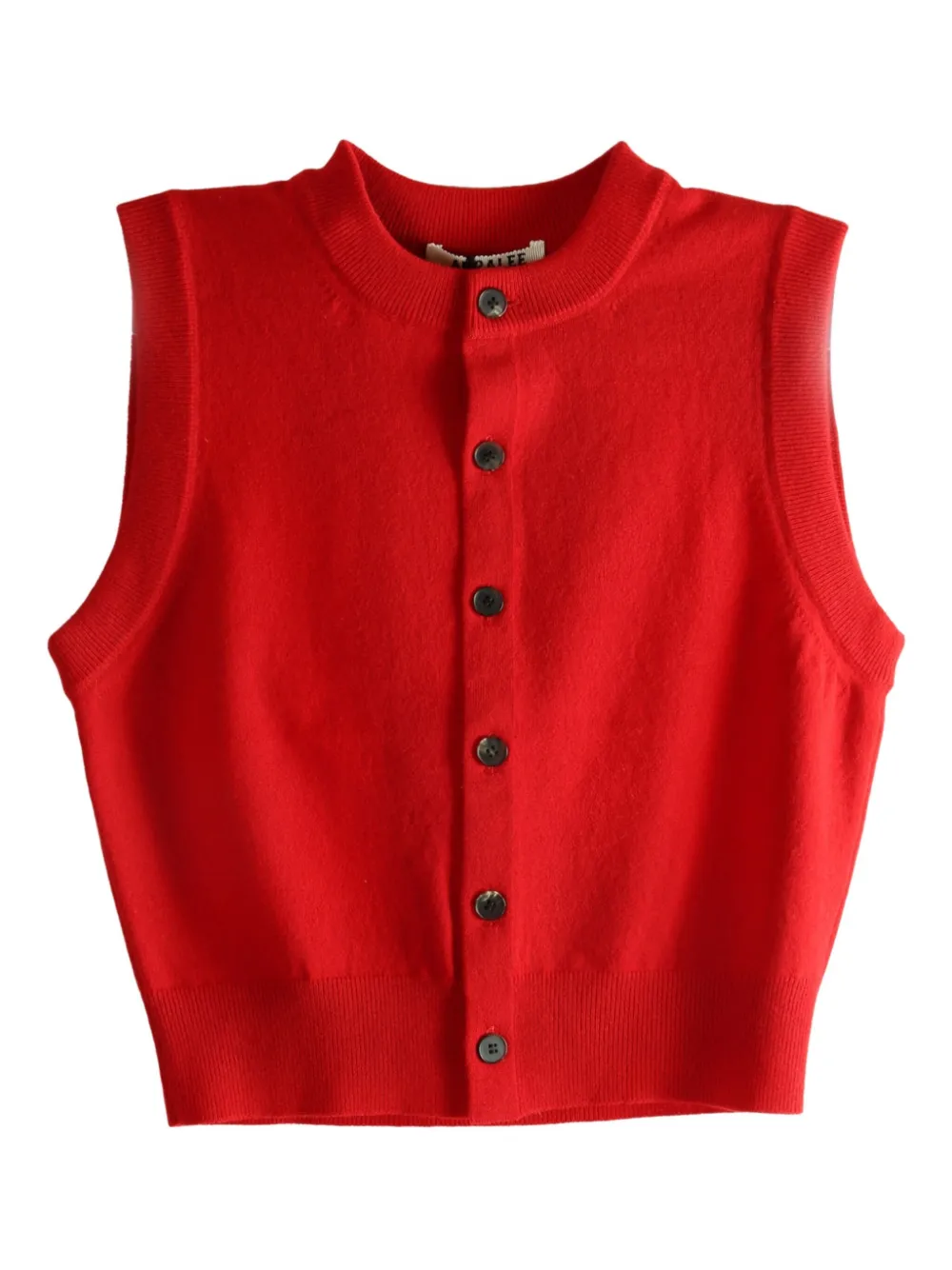 Auralee Button-closure Cardigan In Red
