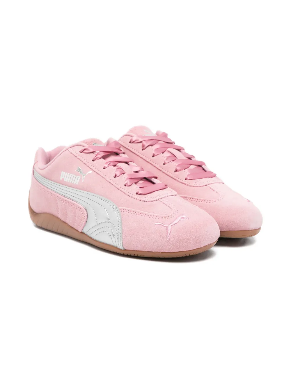 Puma Kids' Logo-detailing Sneakers In Pink