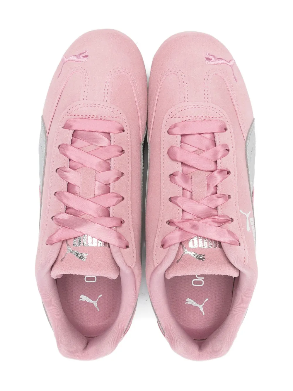 Puma Logo-detailing Sneakers In Pink
