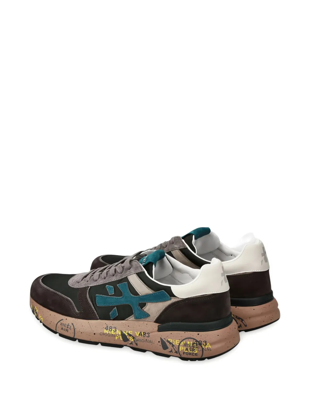 Premiata Mick suède sneakers met logodetail Grijs