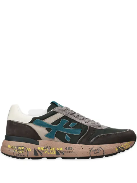Premiata tenis de gamuza Mick con detalle del logo