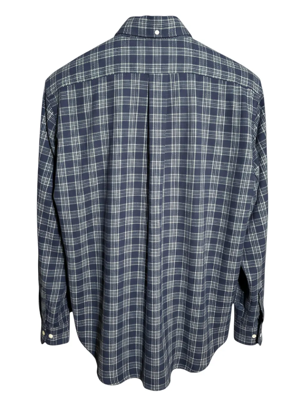 HARTFORD checked-pattern shirt - Blauw