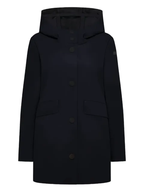 RRD logo-appliqué hooded coat