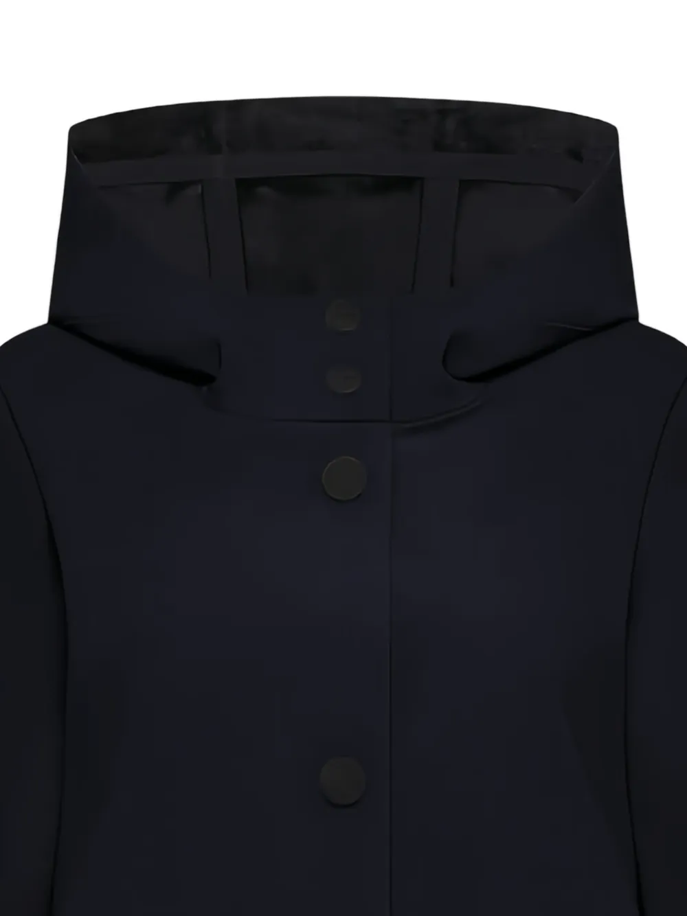 RRD logo-appliqué hooded coat | Single Breasted Coats | Image 2