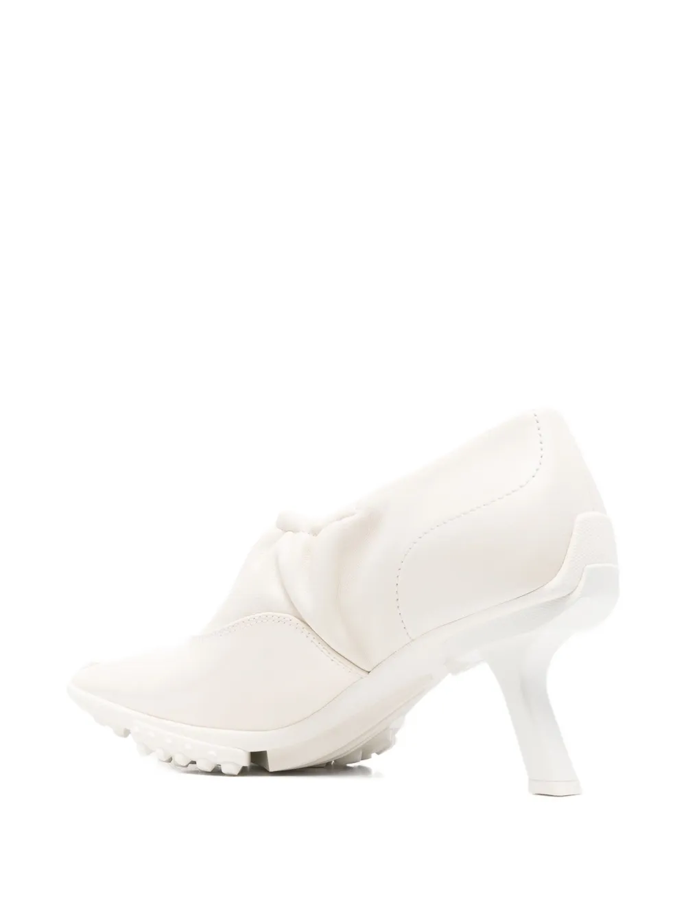 Lacoste Runway Sneaker Heels In White