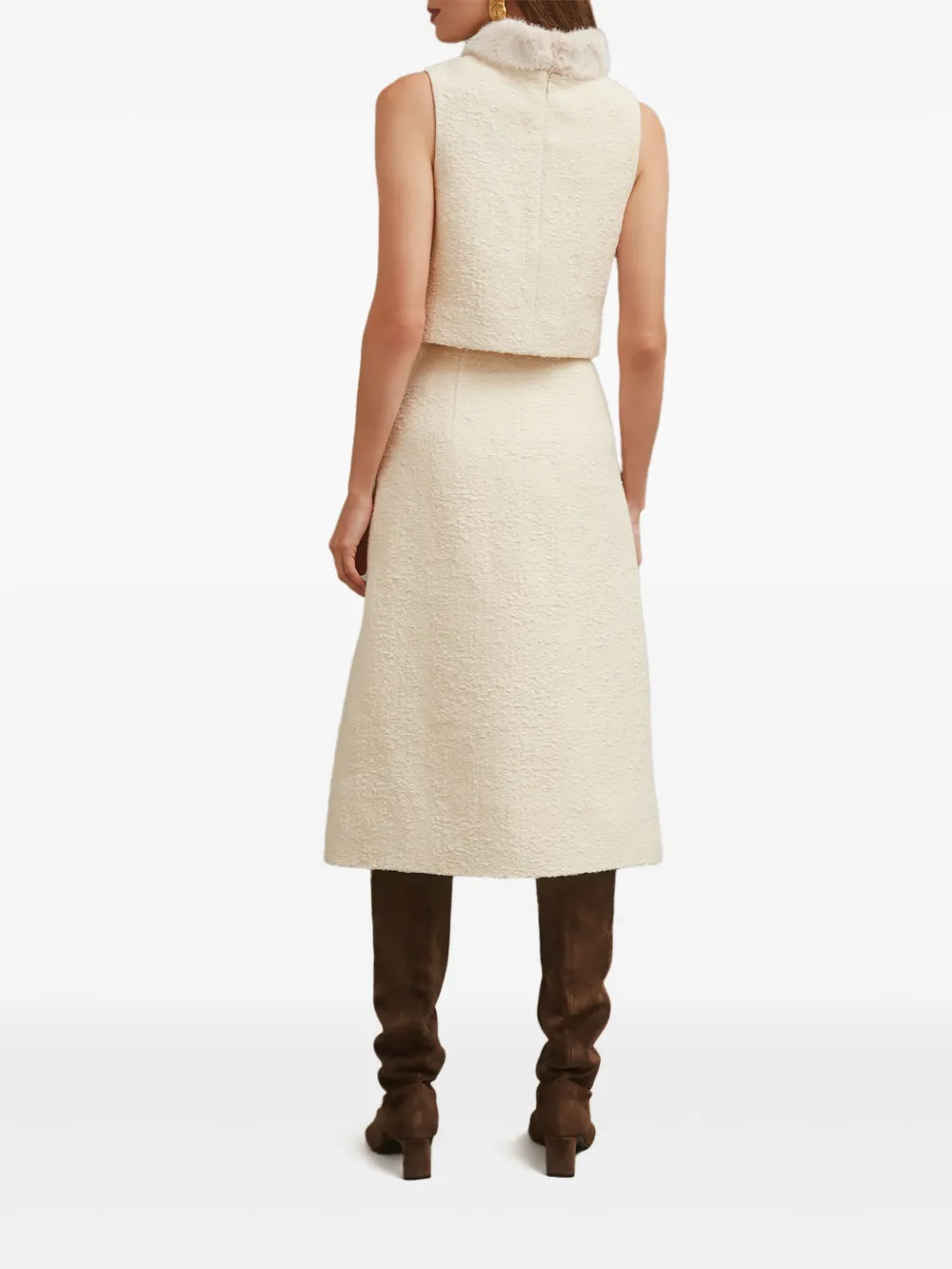 Cara Cara Luca A-line Skirt In Neutral