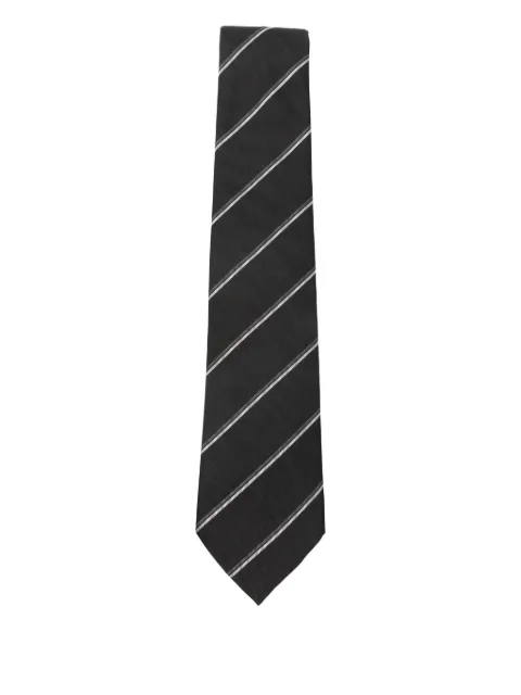 Saint Laurent striped silk tie