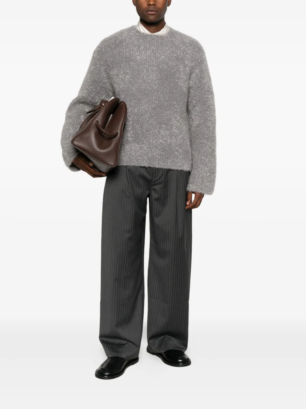 Séfr crew-neck sweater - Grijs