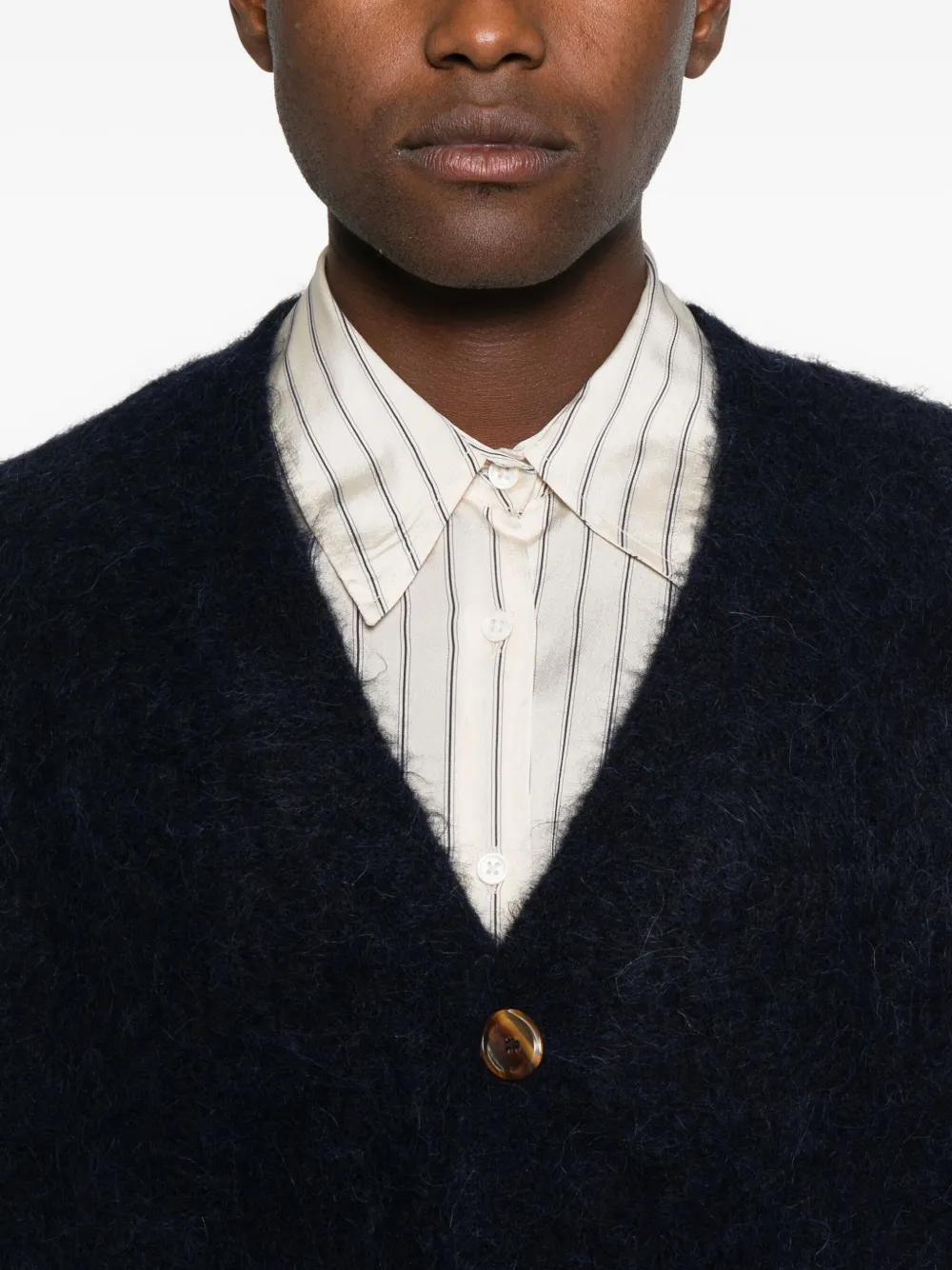 Séfr Button-up Cardigan In Blue