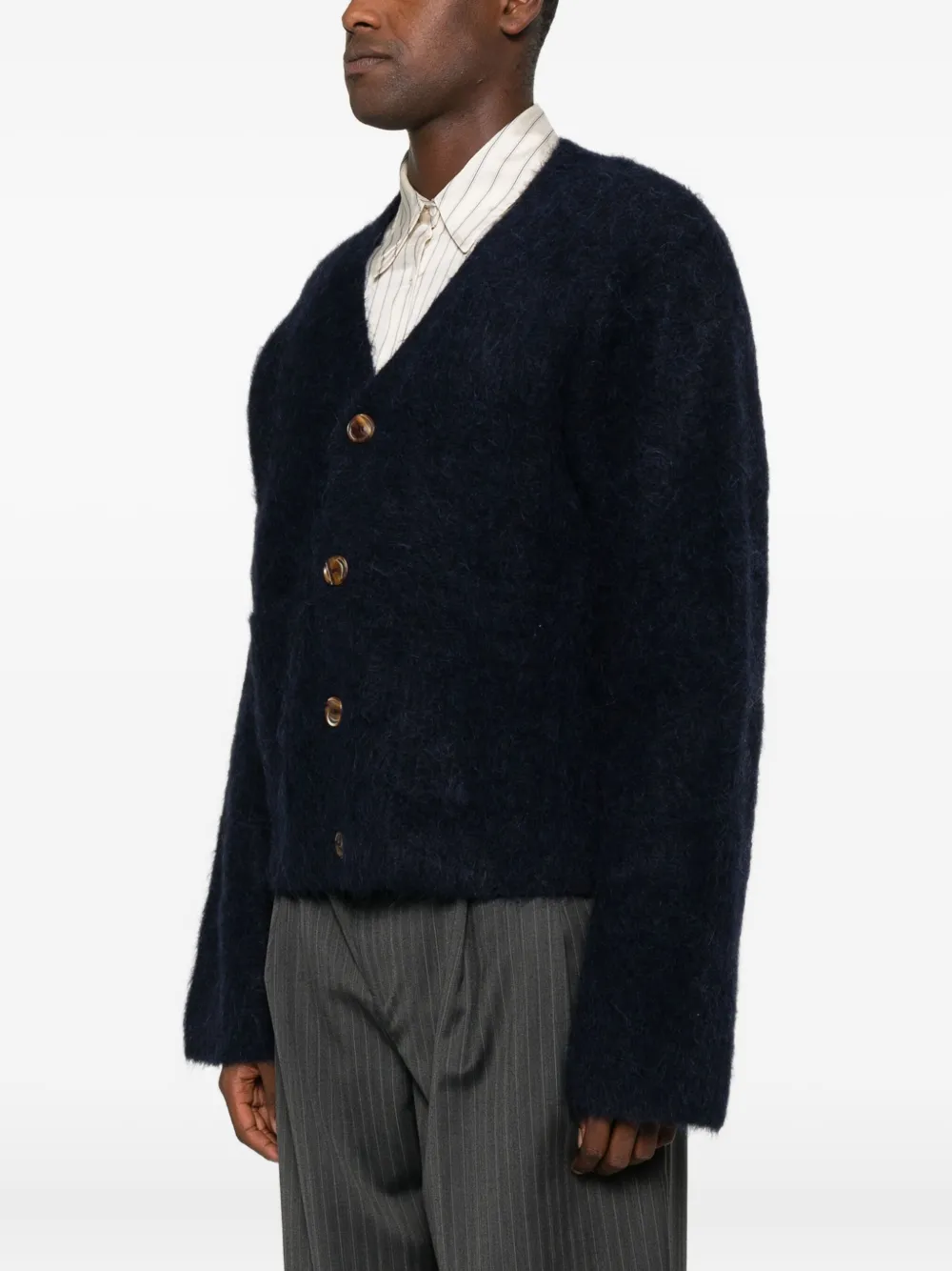 Séfr Button-up Cardigan In Blue