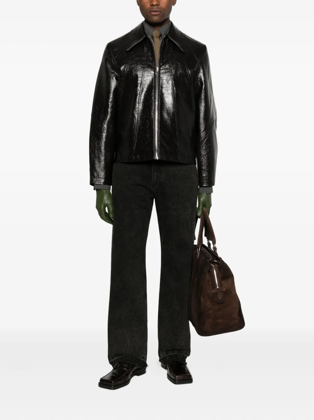 Séfr Zip-up Bomber Jacket In Black