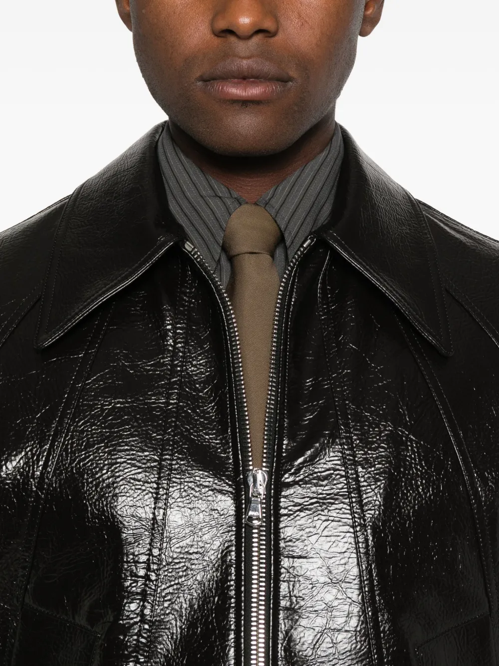Séfr Zip-up Bomber Jacket In Black